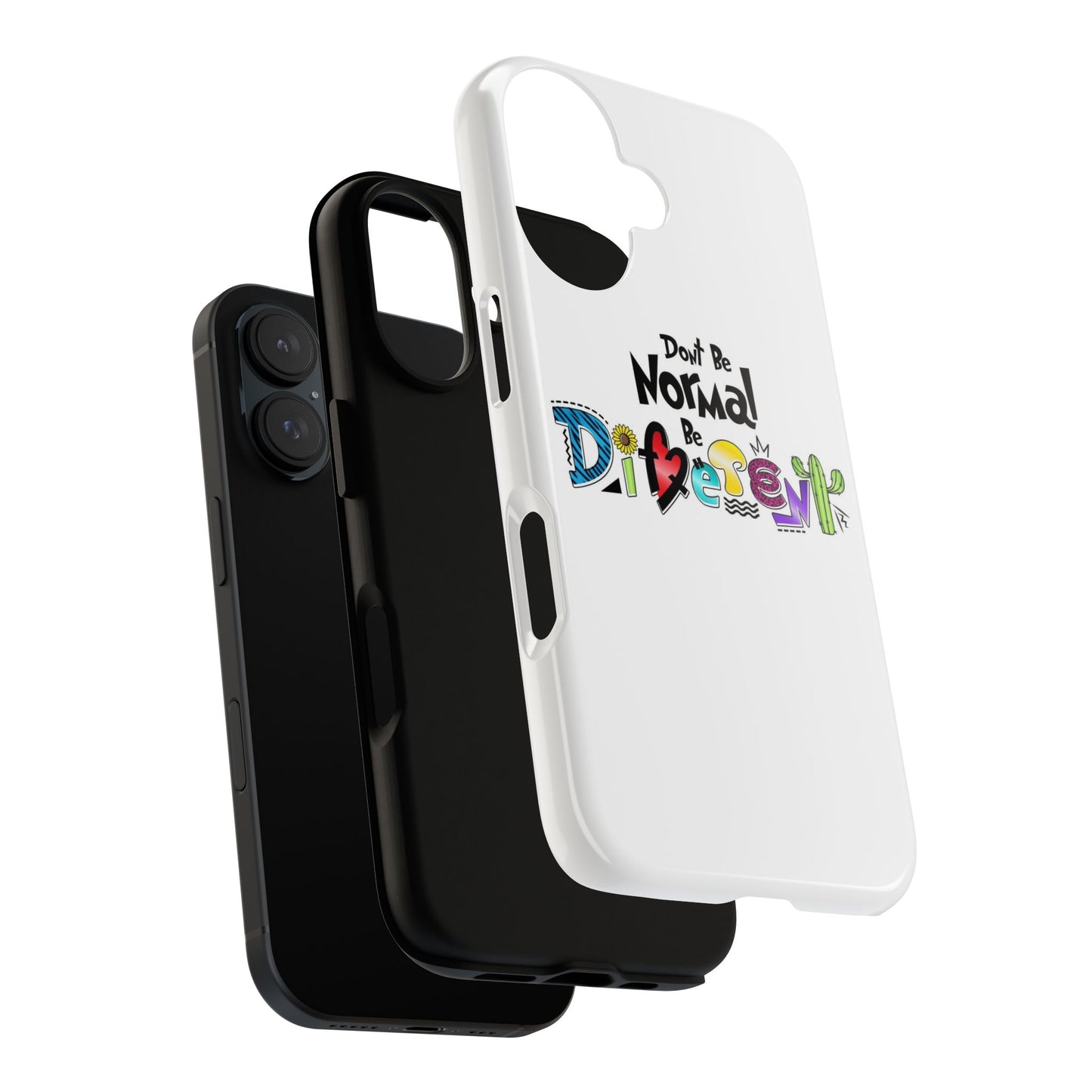 'Don't Be Normal, Be Different' - Phone Case