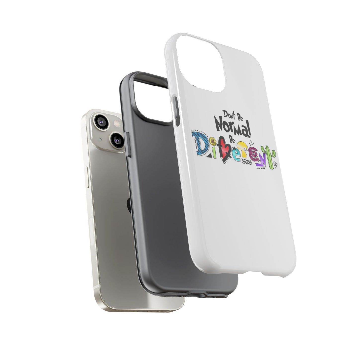 'Don't Be Normal, Be Different' - Phone Case