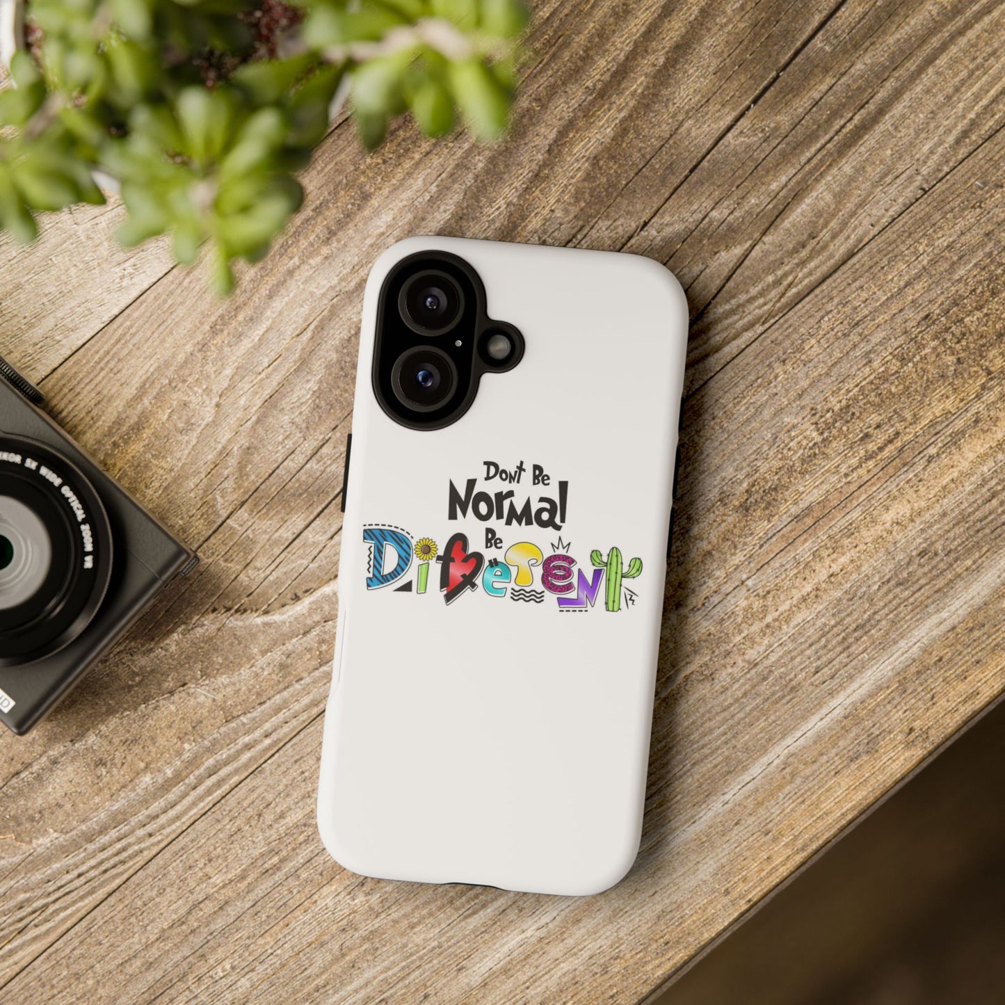 'Don't Be Normal, Be Different' - Phone Case