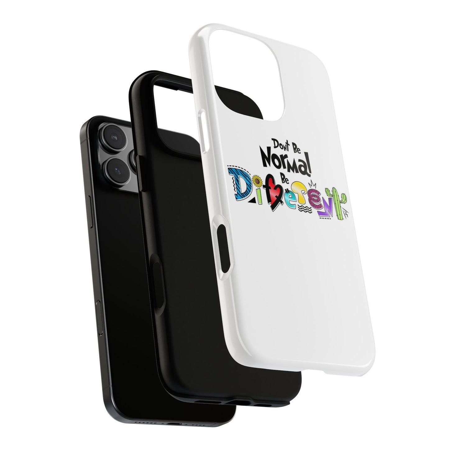 'Don't Be Normal, Be Different' - Phone Case