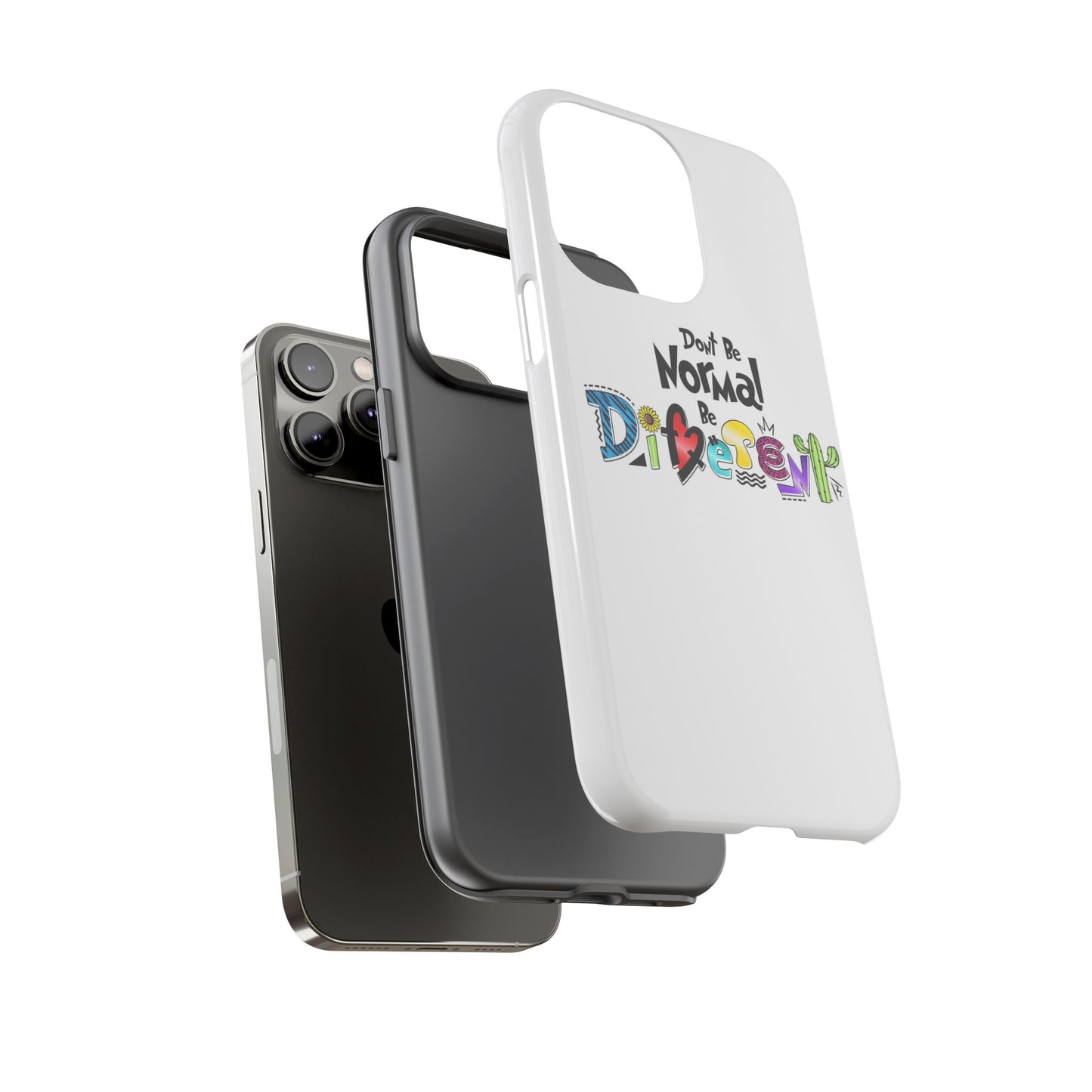 'Don't Be Normal, Be Different' - Phone Case