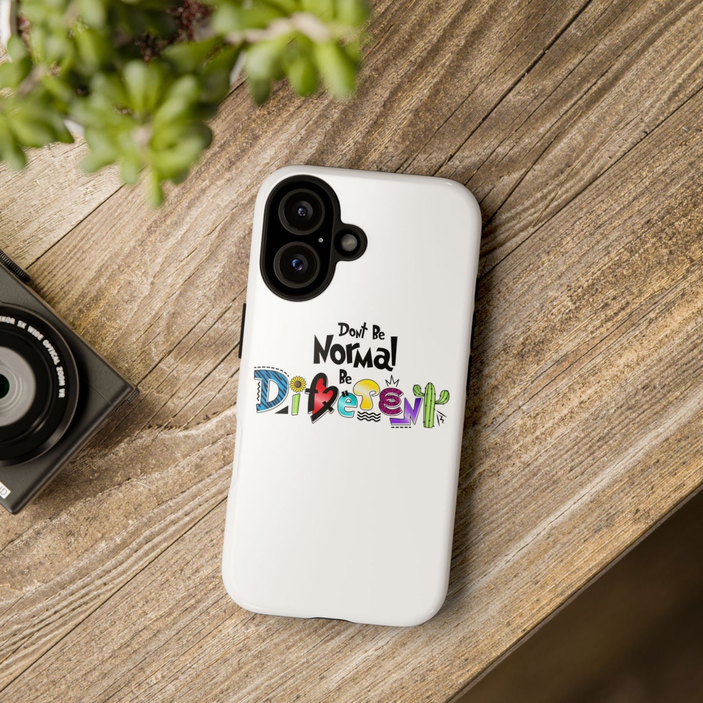 'Don't Be Normal, Be Different' - Phone Case